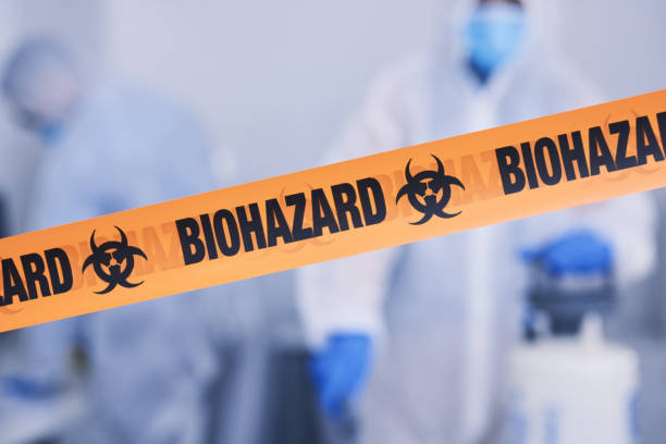 Professional Biohazard Cleanup technician working in St Columbans, NE